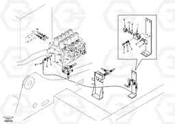 41474 Working hydraulic, hammer and shear for 2nd pump flow EC360, Volvo Construction Equipment