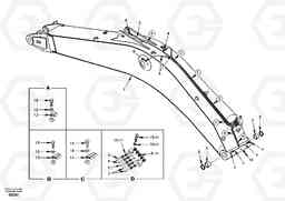 33968 Boom and grease piping, mono EC360, Volvo Construction Equipment