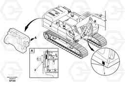 28422 Product identification plate EC460, Volvo Construction Equipment