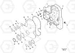 35171 Timing gear casing EC460, Volvo Construction Equipment