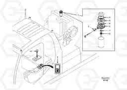 48830 Fuel line, fuel heater EC460, Volvo Construction Equipment