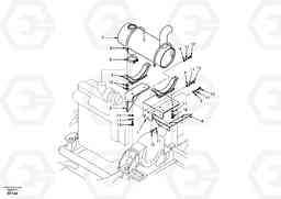 39504 Exhaust system EC460, Volvo Construction Equipment