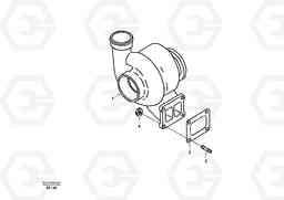 30028 Turbocharger with fitting parts EC460, Volvo Construction Equipment