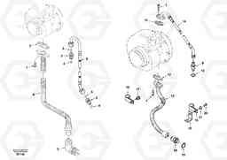 27391 Turbocharger, plumbing EC460, Volvo Construction Equipment