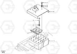 33164 Battery with assembling details EC460, Volvo Construction Equipment