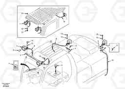 38429 Work lights, extra EC460, Volvo Construction Equipment