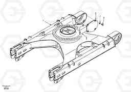 44718 Undercarriage frame EC460, Volvo Construction Equipment