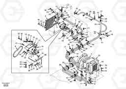 55053 Air conditioning line, cooling and heater EC460, Volvo Construction Equipment