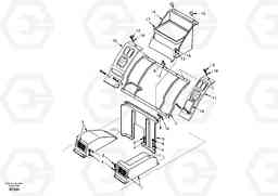 17161 Instrument panel, radio panel EC460, Volvo Construction Equipment