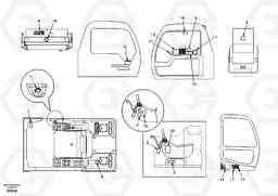 31483 Decal, inner location EC460, Volvo Construction Equipment