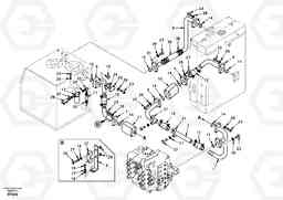 13194 Hydraulic system, hydraulic tank to hydraulic oil cooler EC460, Volvo Construction Equipment