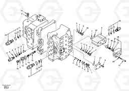 51394 Main control valve, relief valve and dipper arm holding EC460, Volvo Construction Equipment