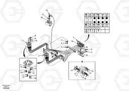 44306 Servo system, control valve to remote control valve EC460, Volvo Construction Equipment