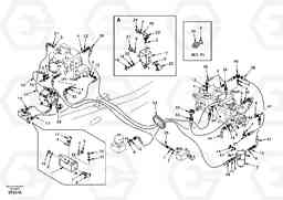 81247 Servo system, pump to control valve EC460, Volvo Construction Equipment