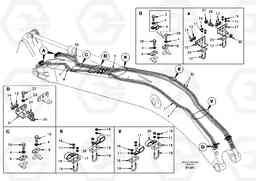 37706 Quickfit and rotator hydraulic boom EC460, Volvo Construction Equipment