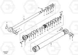 70017 Dipper arm cylinder EC460, Volvo Construction Equipment