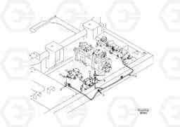 17181 Cable and wire harness, Removal counterweight. EC460, Volvo Construction Equipment