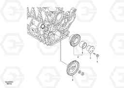 40010 Timing gear EC55 SER NO 3001 -, Volvo Construction Equipment