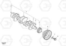 60290 Crankshaft EC55 SER NO 3001 -, Volvo Construction Equipment