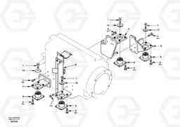 37743 Engine mount EC55 SER NO 3001 -, Volvo Construction Equipment