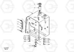 37745 Fuel tank with fitting parts EC55 SER NO 3001 -, Volvo Construction Equipment