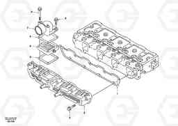 17692 Inlet manifold EC55 SER NO 3001 -, Volvo Construction Equipment