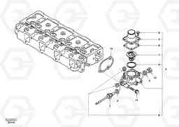 32081 Thermostat housing EC55 SER NO 3001 -, Volvo Construction Equipment