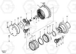 95853 Travel gearbox EC55 SER NO 3001 -, Volvo Construction Equipment