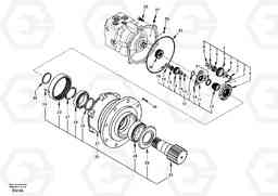 41853 Swing gearbox EC55 SER NO 3001 -, Volvo Construction Equipment