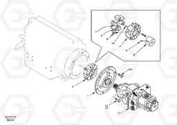 89724 Pump gearbox with assembling parts EC55 SER NO 3001 -, Volvo Construction Equipment