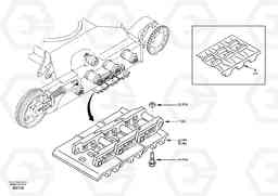 41865 Undercarriage, track with shoes EC55 SER NO 3001 -, Volvo Construction Equipment