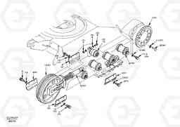 8381 Undercarriage, components and track guards EC55 SER NO 3001 -, Volvo Construction Equipment