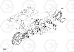 8382 Undercarriage, components and track guards EC55 SER NO 3001 -, Volvo Construction Equipment
