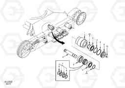 41867 Top roller EC55 SER NO 3001 -, Volvo Construction Equipment