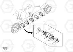 41868 Bottom roller EC55 SER NO 3001 -, Volvo Construction Equipment