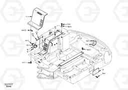 74584 Cowl frame, cover and hood EC55 SER NO 3001 -, Volvo Construction Equipment