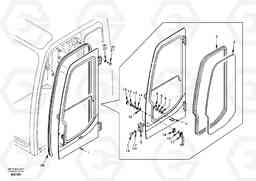 88589 Door, operator's cab EC55 SER NO 3001 -, Volvo Construction Equipment