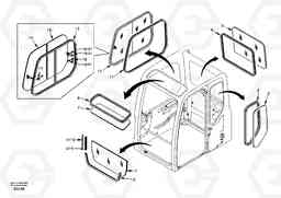 43498 Windows EC55 SER NO 3001 -, Volvo Construction Equipment