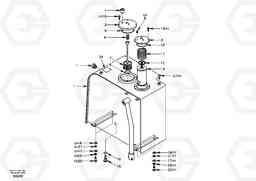 40211 Hydraulic oil tank EC55 SER NO 3001 -, Volvo Construction Equipment