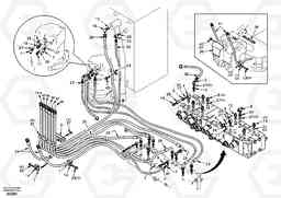 72294 Hydraulic system, control valve to boom and swing EC55 SER NO 3001 -, Volvo Construction Equipment