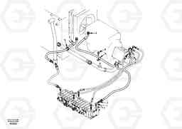 44293 Hydraulic system, hydraulic tank to hydraulic oil cooler EC55 SER NO 3001 -, Volvo Construction Equipment