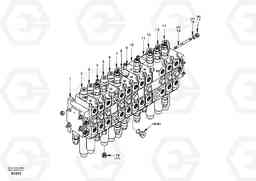 79543 Control valve with fitting parts. EC55 SER NO 3001 -, Volvo Construction Equipment