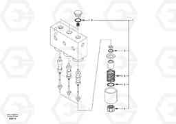 40221 Servo system, solenoid valve EC55 SER NO 3001 -, Volvo Construction Equipment