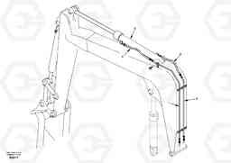 34788 Working hydraulic, dipper arm EC55 SER NO 3001 -, Volvo Construction Equipment