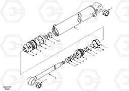 54890 Dozer blade cylinder EC55 SER NO 3001 -, Volvo Construction Equipment
