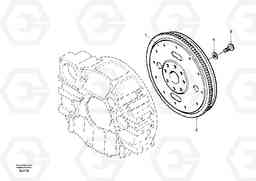 35845 Flywheel EW170 & EW180 SER NO 3031-, Volvo Construction Equipment