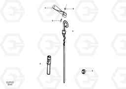 26060 Oil dipstick EW170 & EW180 SER NO 3031-, Volvo Construction Equipment