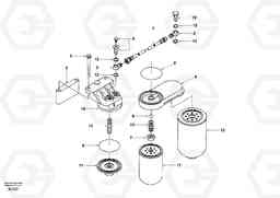 17437 Fuel filter EW170 & EW180 SER NO 3031-, Volvo Construction Equipment