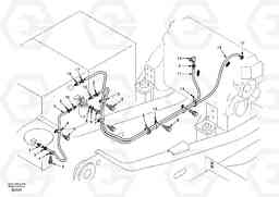 11447 Fuel pipe - Fuel tank EW170 & EW180 SER NO 3031-, Volvo Construction Equipment