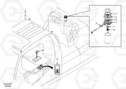 26070 Fuel line, fuel heater EW170 & EW180 SER NO 3031-, Volvo Construction Equipment